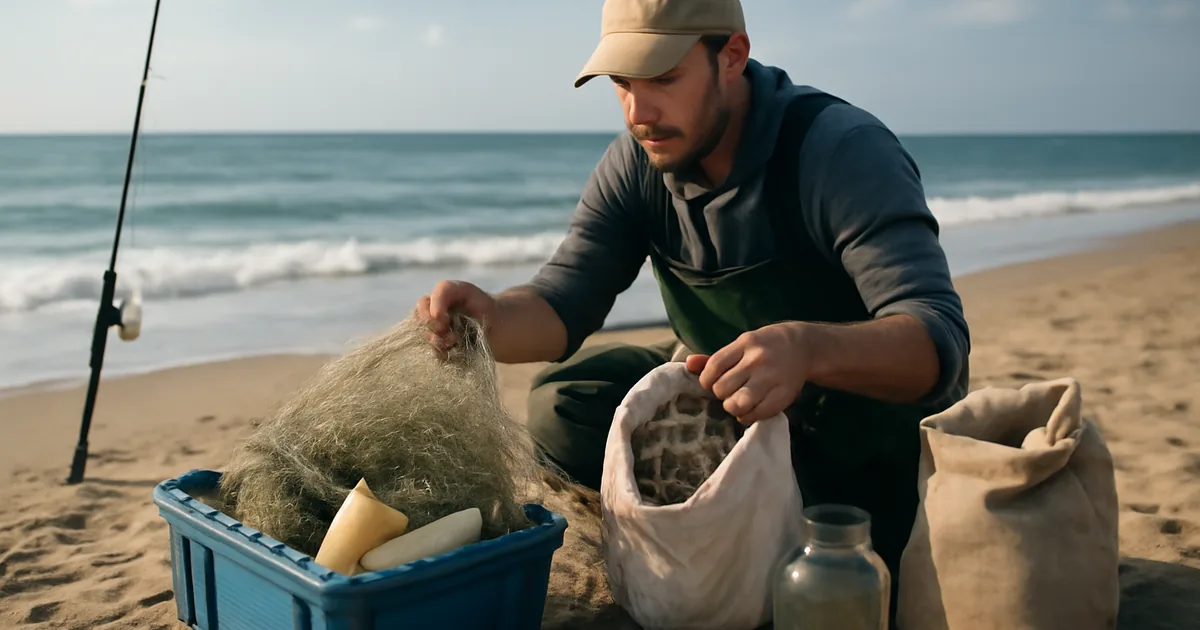 Zéro déchet en pêche : éliminer plastiques et monofils perdus
